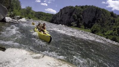 Descentes en canoës sur l'Ardèche